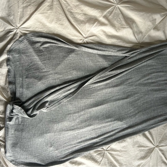 UK2LA Womens Large Heather Gray T-Shirt Dress - Picture 7 of 7